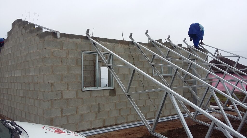 An example of a lightweight steel truss