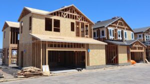 An example of a residential roof truss design